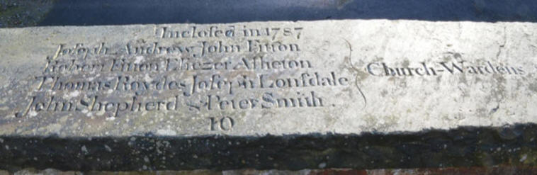 Yard 2 Dedication Stone